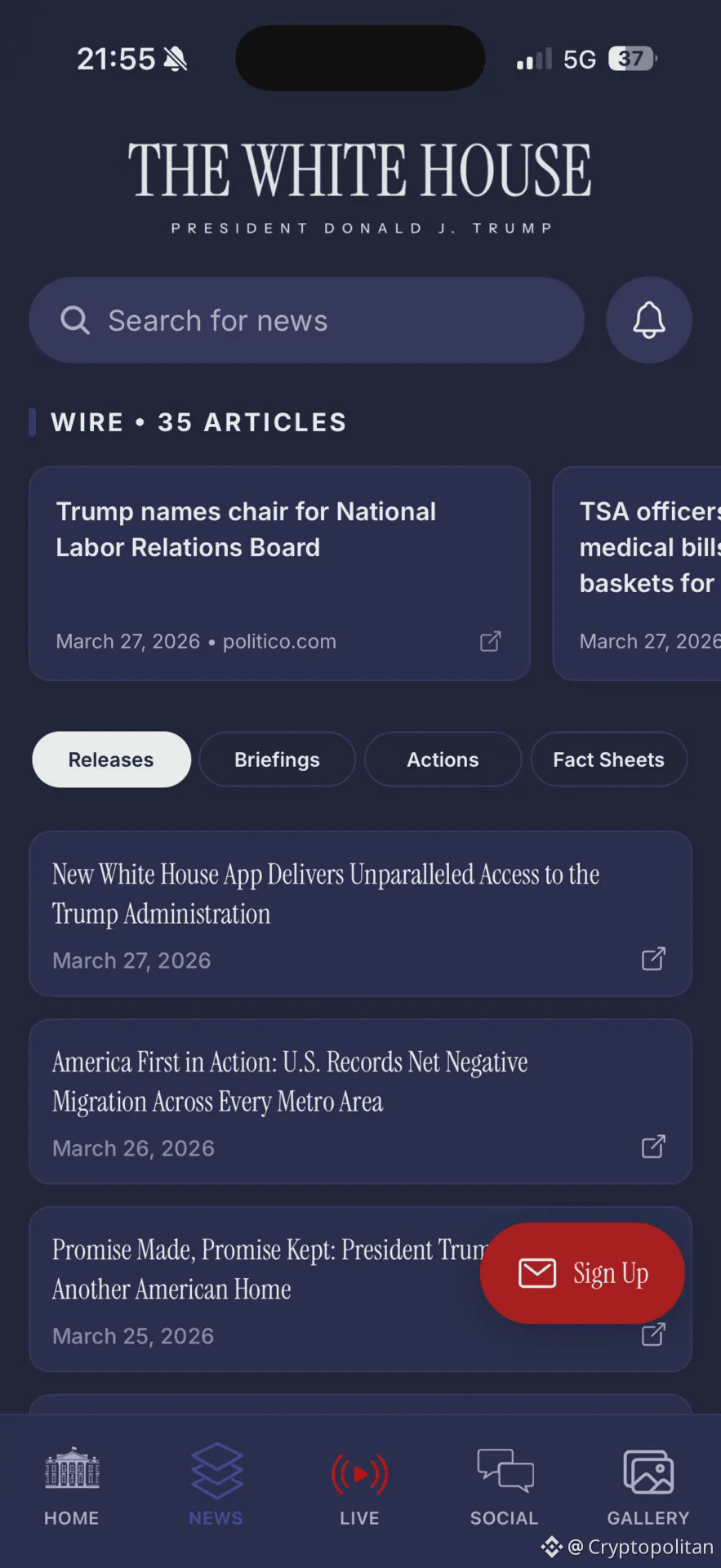Trump administration launches White House MAGA propaganda app. A look inside