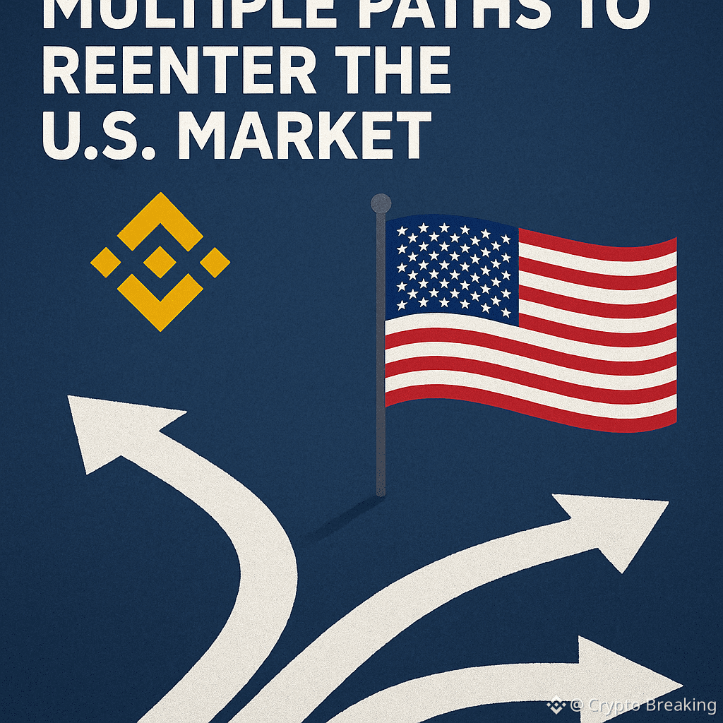 Binance Explores Multiple Paths To Reenter The U.s. Market