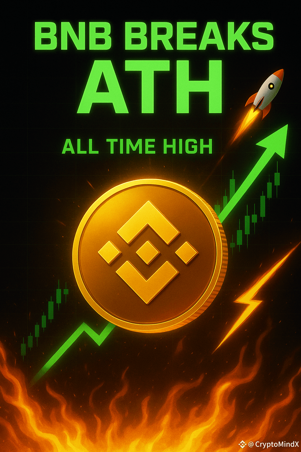 🚀 BNB Hits New All-Time High! BNB, the native token of | CryptoMindX on  Binance Square