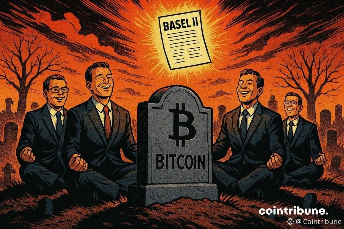 Des banquiers de la commission de Bâle 3 qui se réjouissent après avoir écarté le Bitcoin. Pierre Rochard critique.