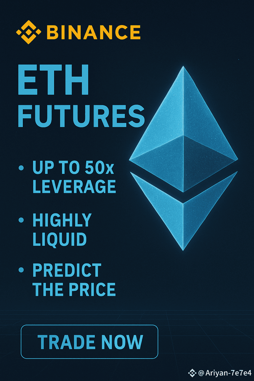 Ethereum (ETH) Futures on Binance – Full Details Ethereum | Ariyan-7e7e4 on  Binance Square