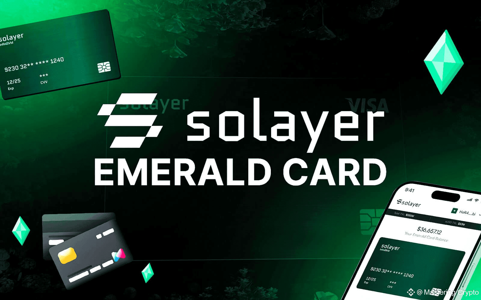 Solayer Emerald Card: Spend Crypto Like Cash, Earn Like DeFi | Mastering  Crypto on Binance Square