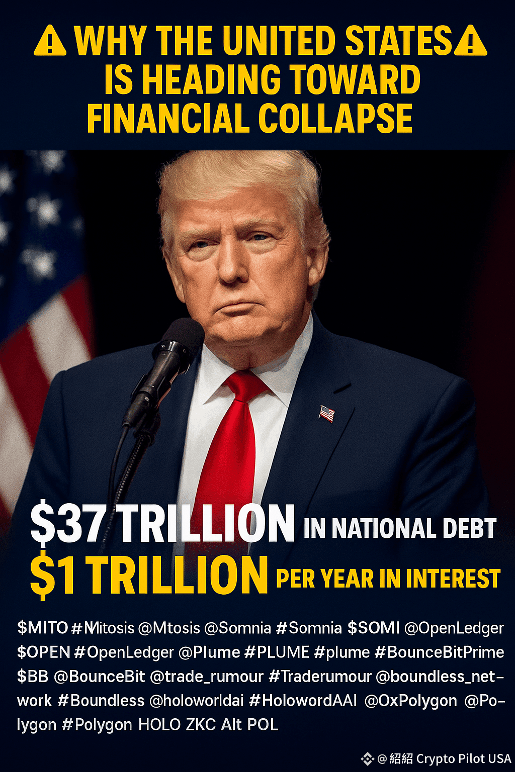 ⚠️ WHY THE UNITED STATES IS HEADING TOWARD FINANCIAL | 紹紹 Crypto Guide on  Binance Square