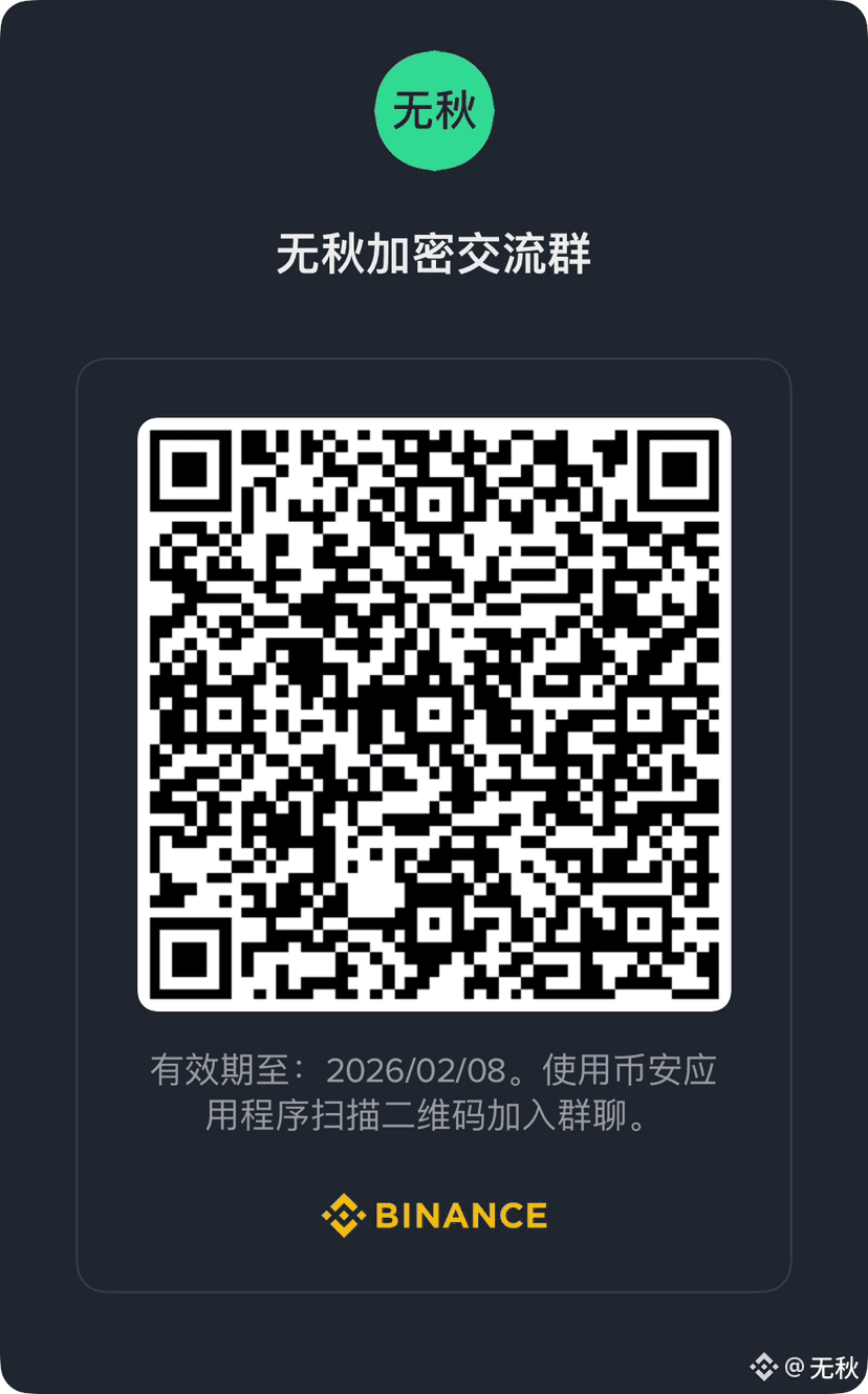 🎉 Welcome to my Binance chat room: 👉 You can scan the QR | 无秋on Binance  Square