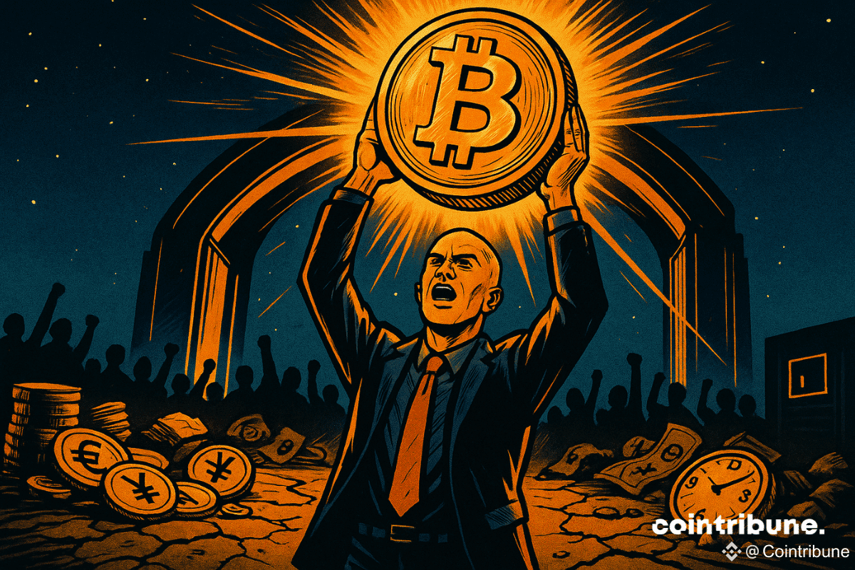 Brian Armstrong, en prophète du Bitcoin.