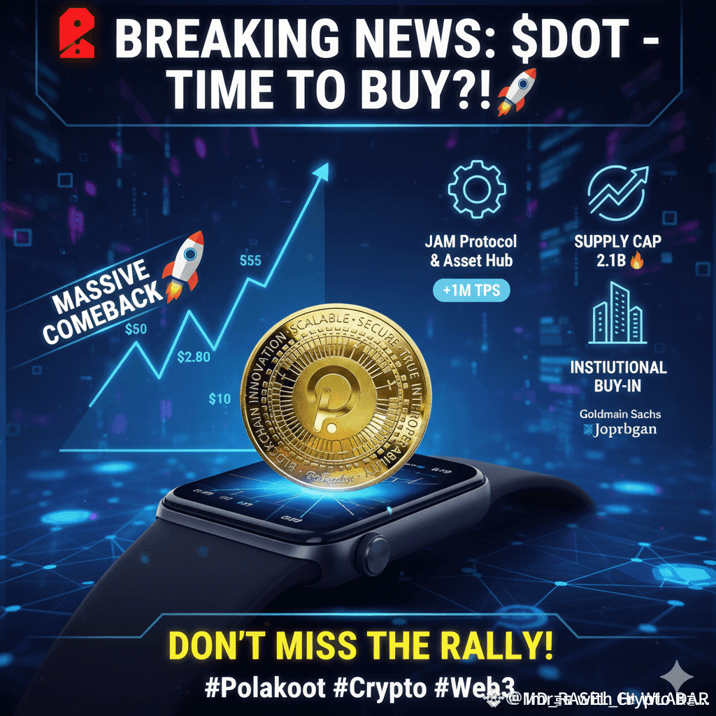 🚨 BREAKING NEWS: The $DOT Comeback Window Just Opened — and | Imran with  Crypto BadGodNews on Binance Square