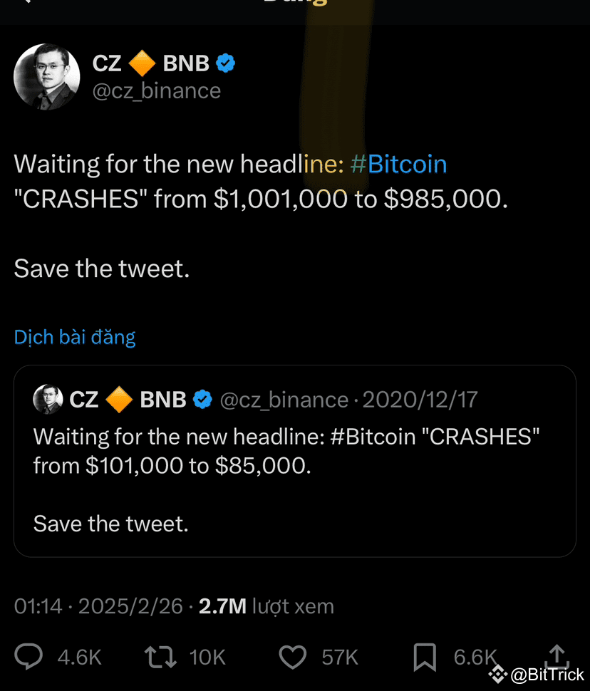 A tweet from CZ posted on X five years ago (12/17/2020) | Nghiem Akc on  Binance Square