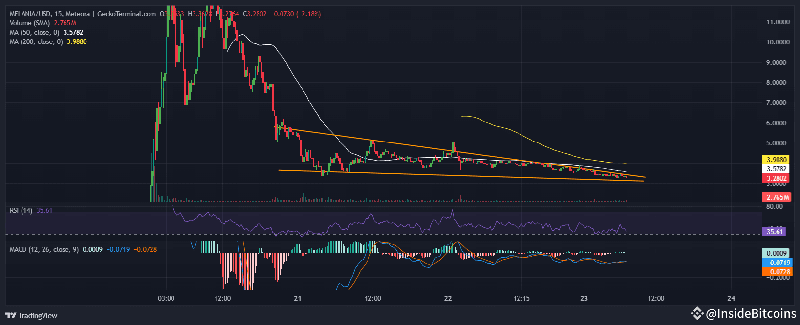Melania Meme Price Prediction: MELANIA Plummets 11% As A Whale Buys $500K  Of This PEPE Rival ICO ... | InsideBitcoins on Binance Square