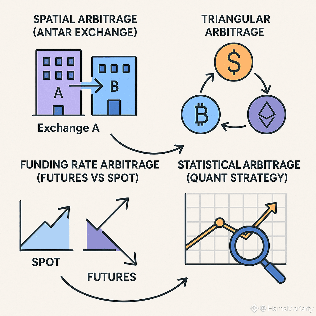 Arbitrage trading strategy is a technique to seek profit fro | ILHAM FADLY  KURNIA on Binance Square