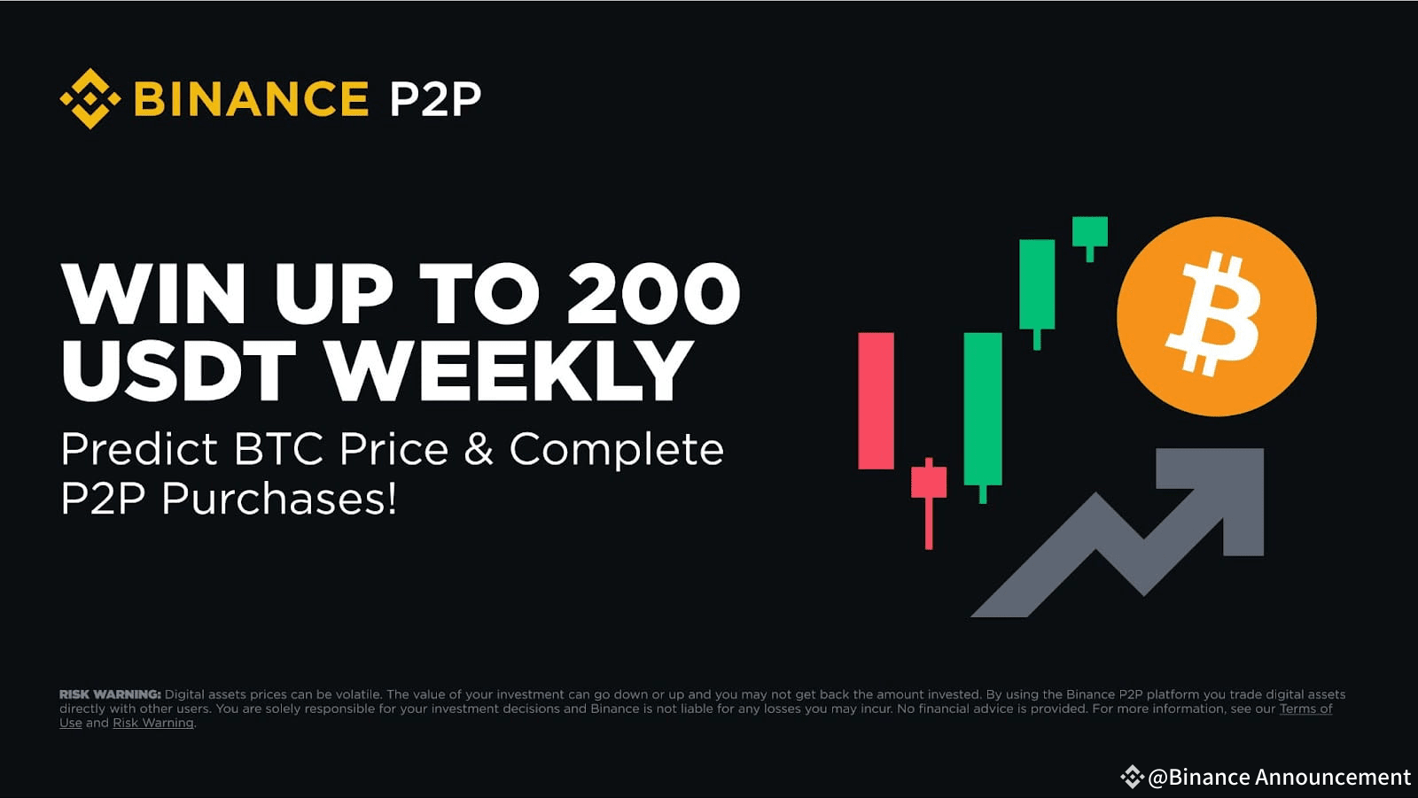Weekly P2P Africa Challenge: Predict BTC Price, Complete P2P Purchases and  Win Up To 200 USDT in Rewards! | Binance Announcement on Binance Square