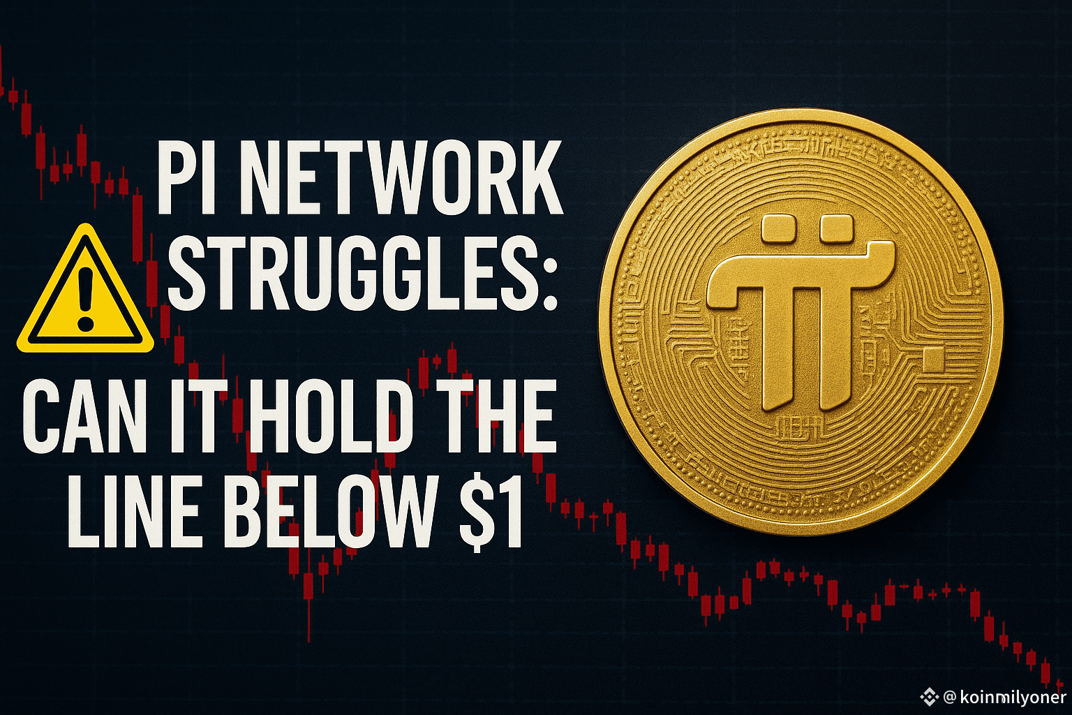 ⚠️ Pi Network Struggles: Can It Hold the Line Below | koinmilyoner on  Binance Square