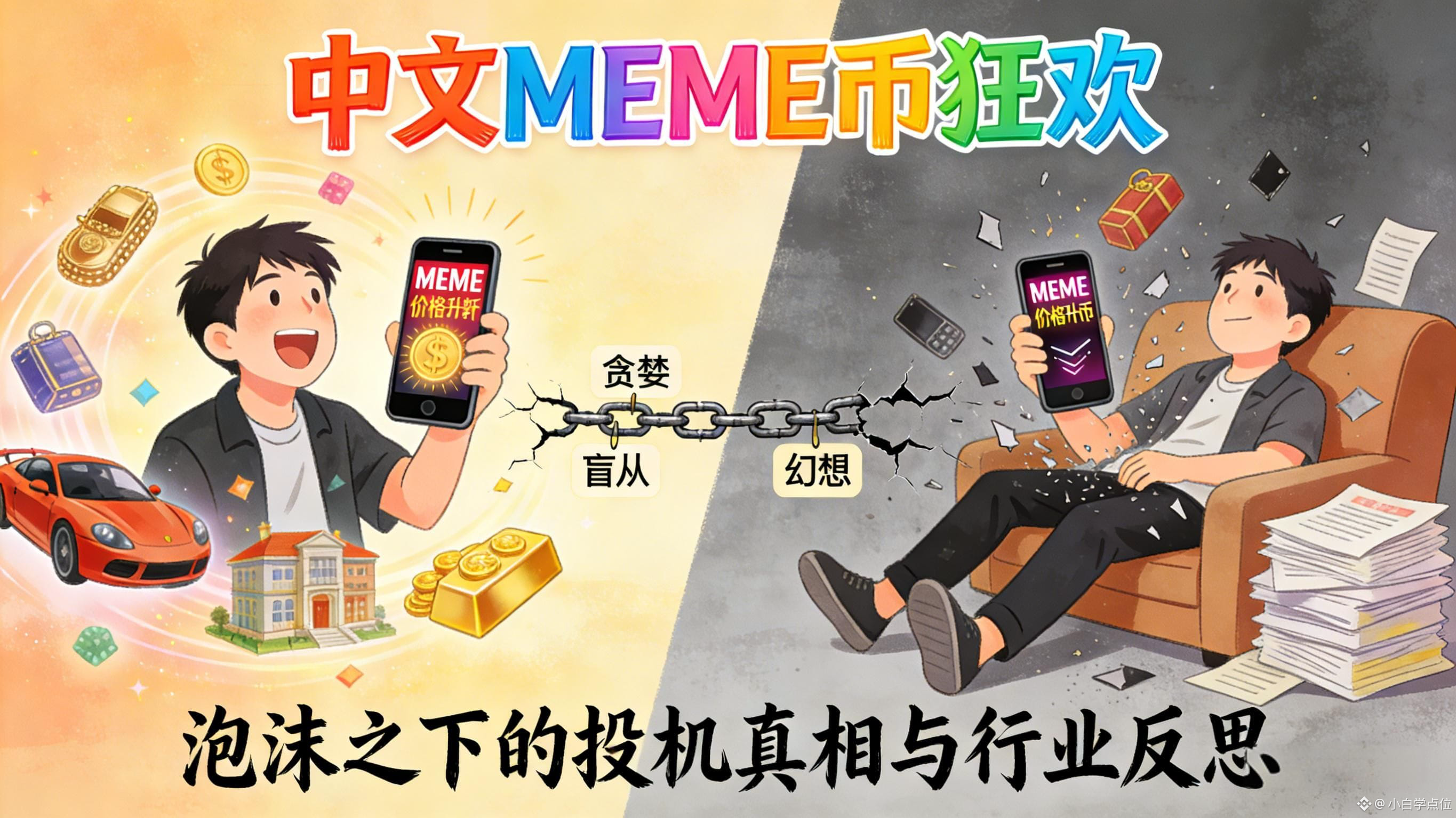 中文MEME币狂欢：泡沫之下的投机真相与行业反思| 小白学点位på Binance Square