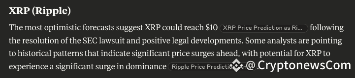 claude ai predicts xrp