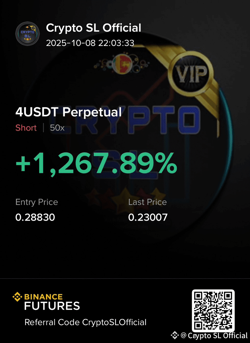 TODAY EVERY SIGNAL GOT SUCCEEDED 👊🏻❤️ TRADE $4 HERE ♻️ | Crypto SL  Official on Binance Square