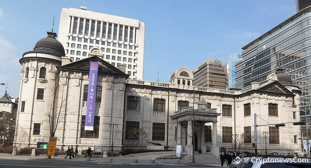 The headquarters of the Bank of Korea, in Seoul, South Korea.