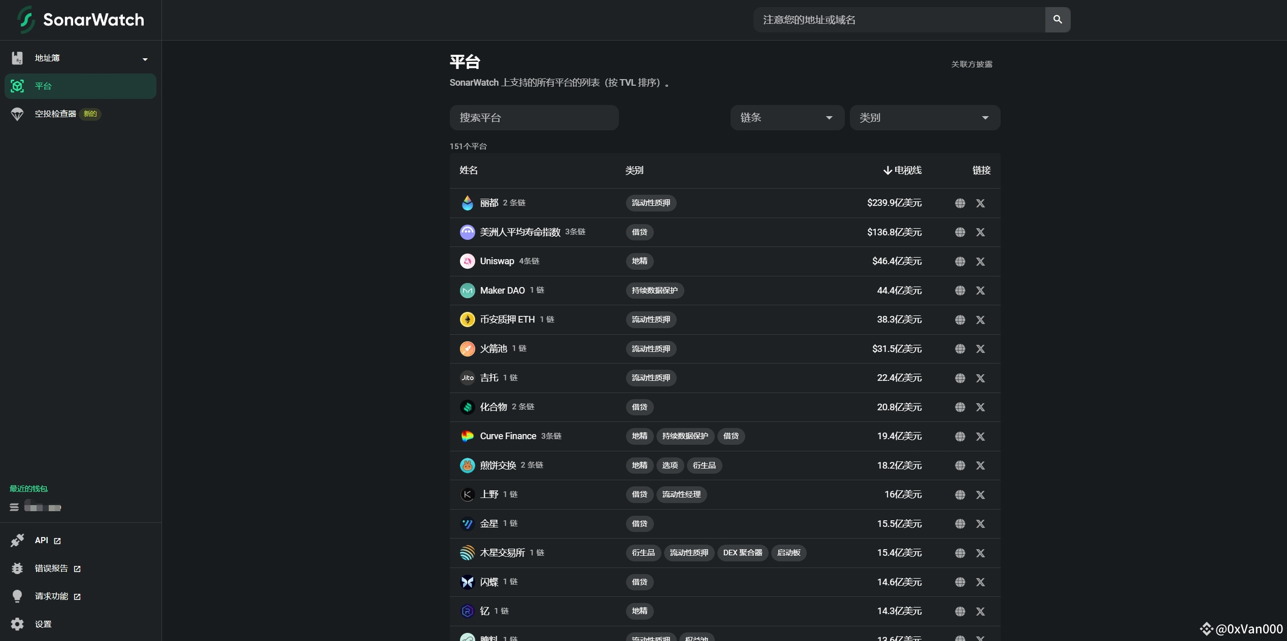 最好用的Solana空投检查器！无需连接钱包，一键查空投与积分！ | Van社长发布于币安广场