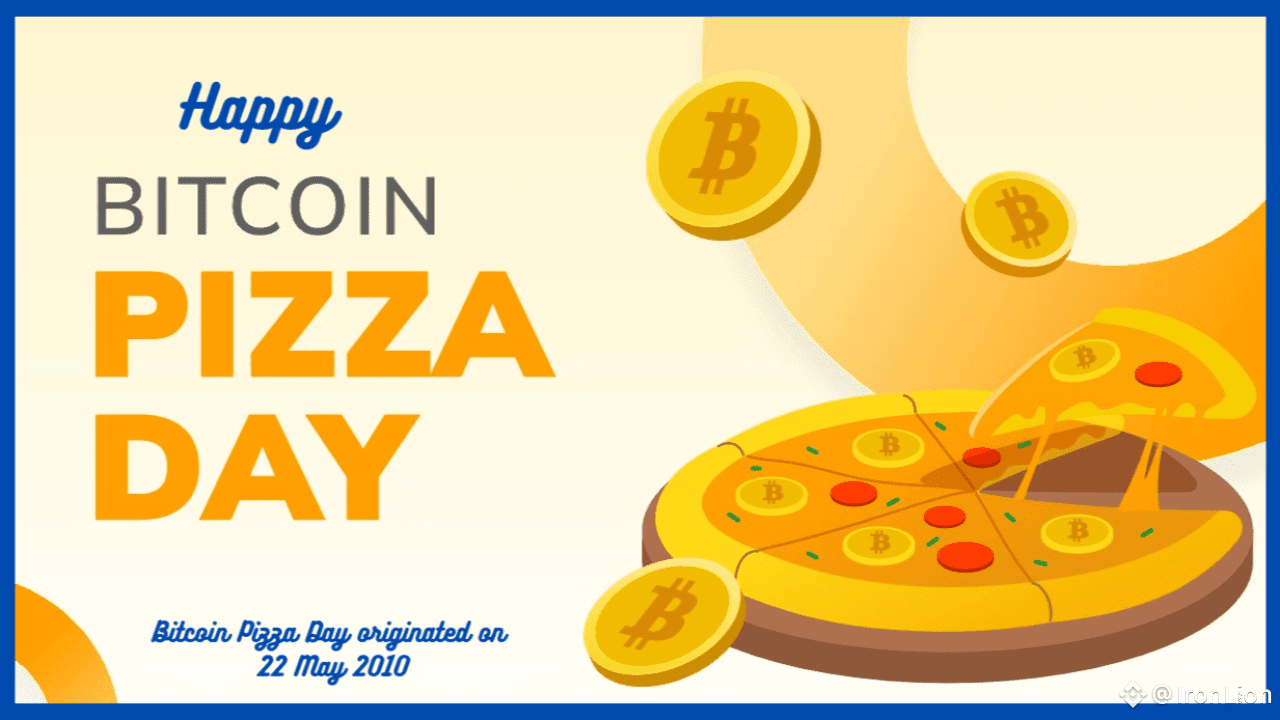 比特币比萨日| IronLion TheAfricanAngel 发布于币安广场