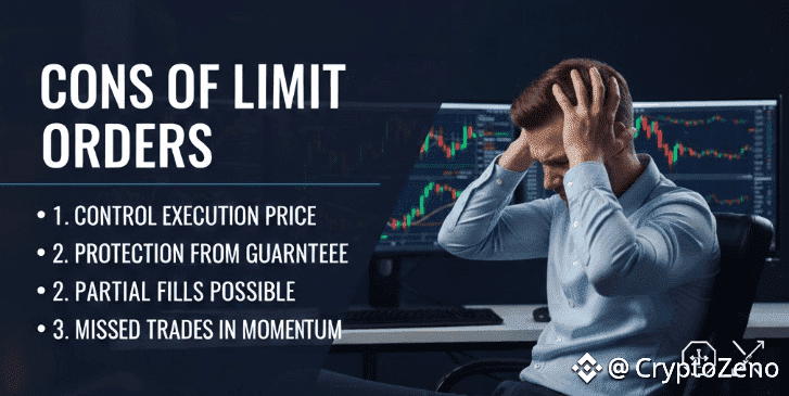 cons of limit order