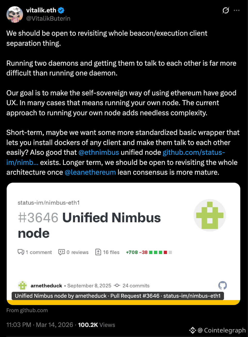 Decentralization, Ethereum, Vitalik Buterin, Nodes