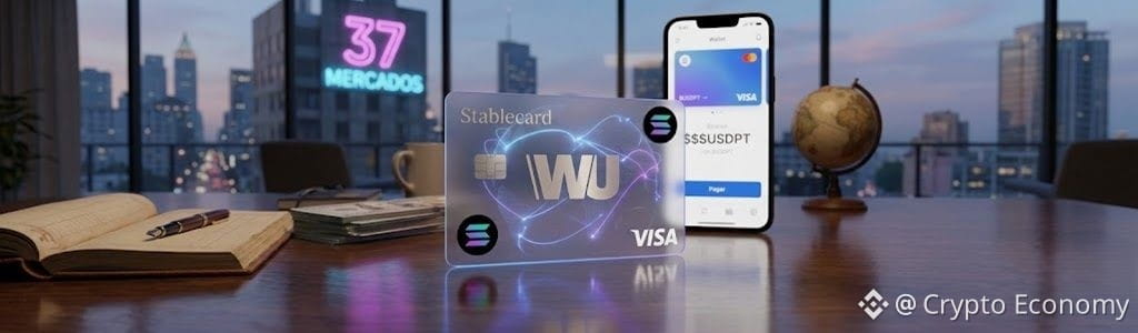 Western Union launches stablecoin card on Solana