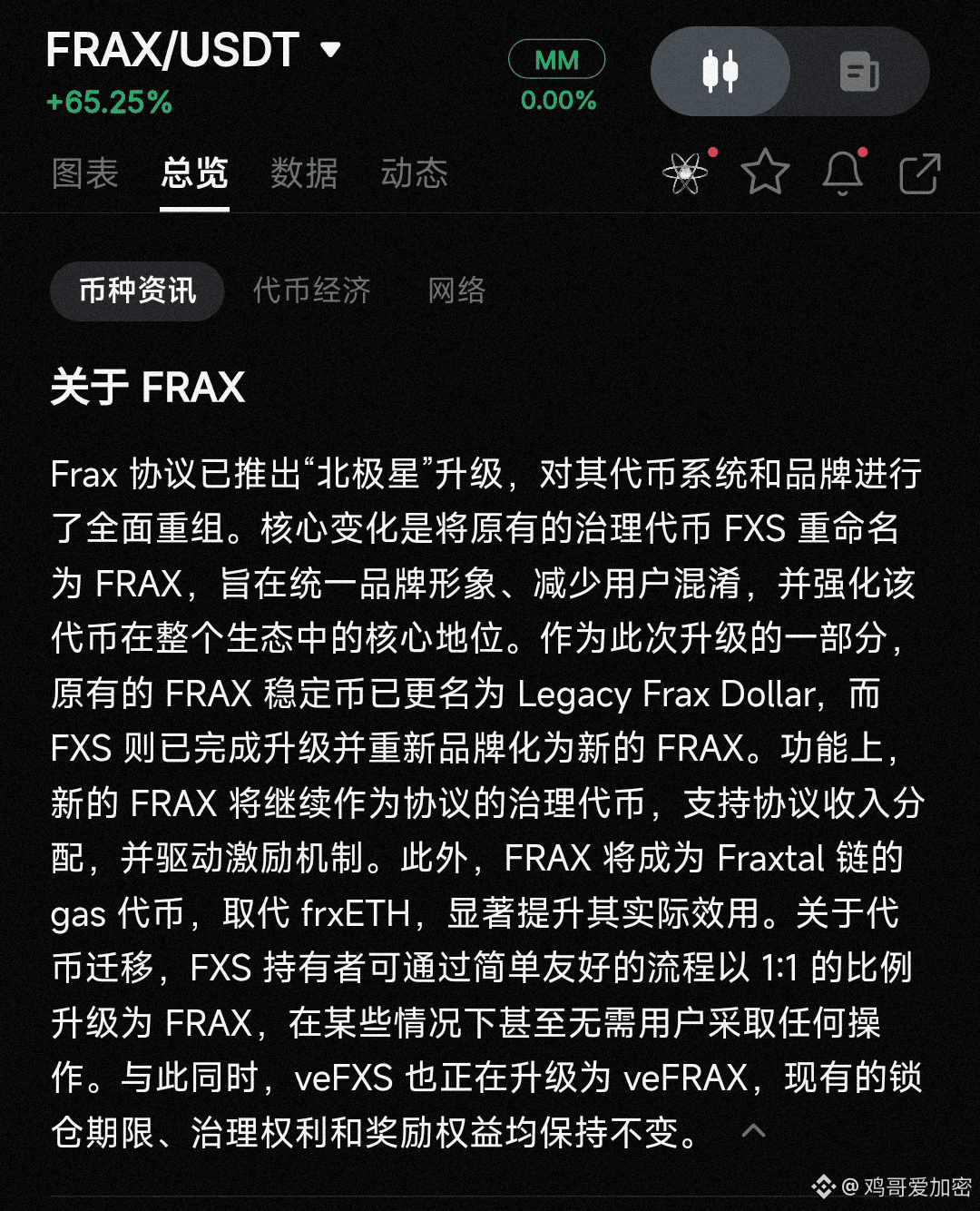 FRAX 这根本不是稳定币，庄家在玩文字游戏，骗你们做空，我也被套住了| Taiwan_VIP---台灣_辰銘على Binance Square