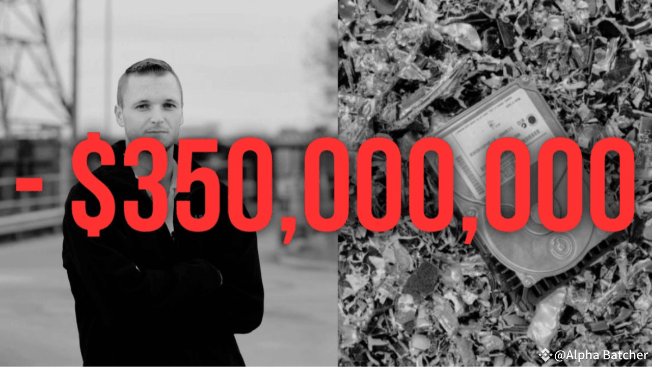 Das ist James Howells, und er hat eine Festplatte mit 8.000 $BTC weggeworfen  | Alpha Batcher auf Binance Square