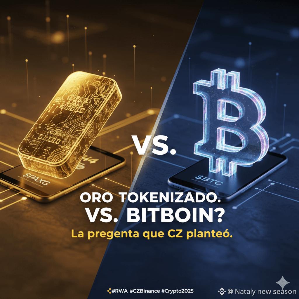 一个问题给大家：如果今天给你$1,000 美元，你会把它放在黄金代币($PAXG )、比特币($BTC ) 还是更| Nataly new  season发布于币安广场