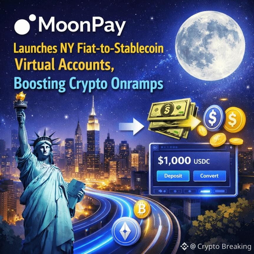 Moonpay Launches Ny Fiat-To-Stablecoin Virtual Accounts, Boosting Crypto Onramps