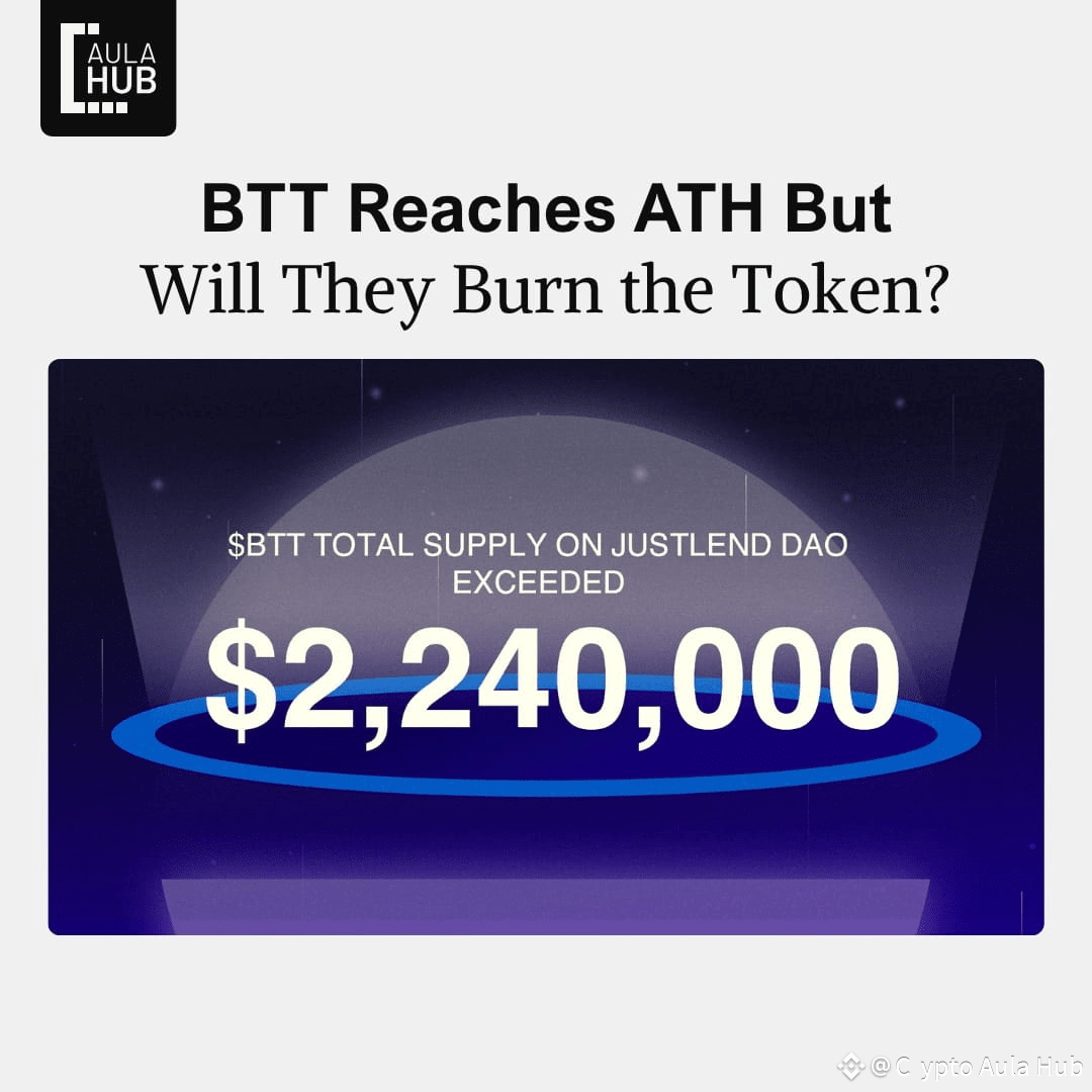 🚀 Exciting news! The BTT supply has hit another all-time hi | Crypto Aula  Hub on Binance Square