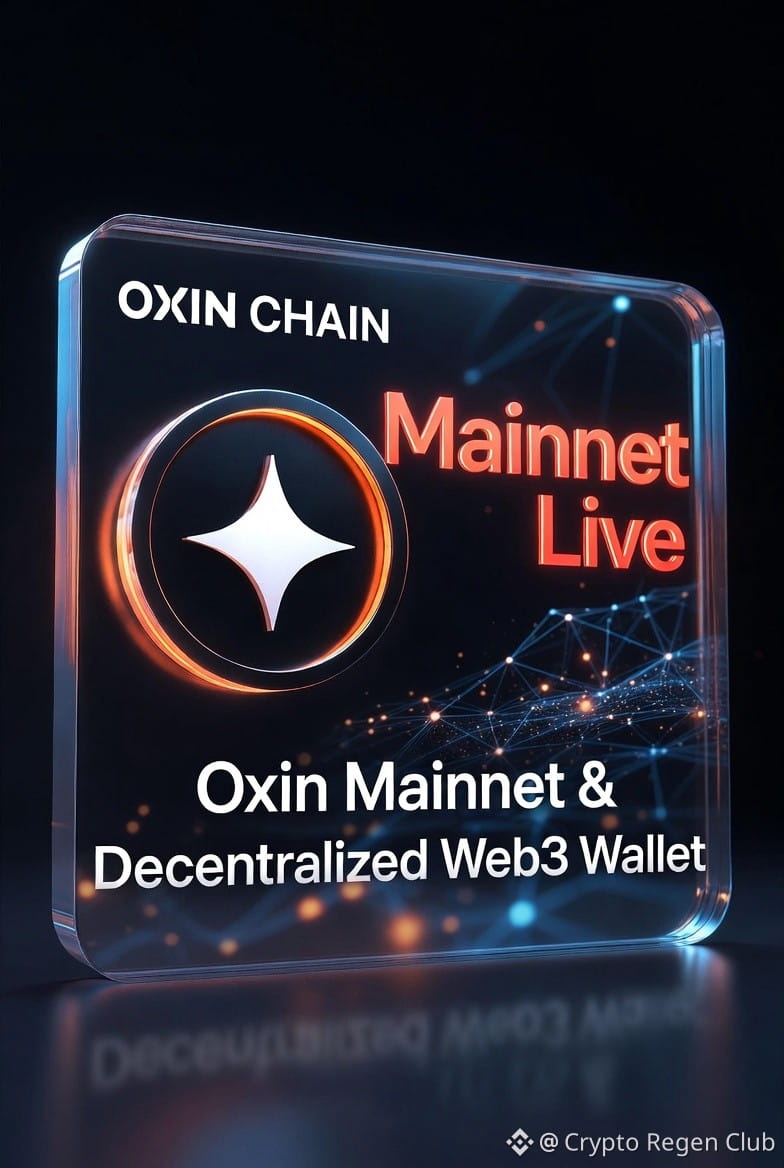 Oxin Rp 🔥IT'S OFFICIAL: Oxin Chain Mainnet & Web3 Oxin Wallet are | Crypto ...
