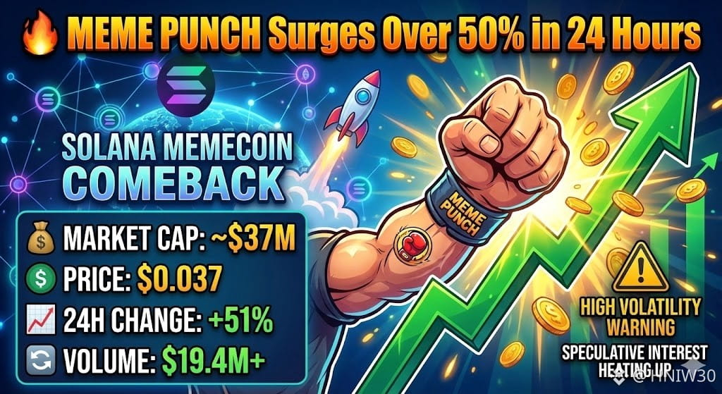 🔥 MEME PUNCH Surges Over 50% in 24 Hours MEME PUNCH on | HNIW30 on ...