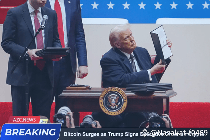 Bitcoin Surges as Trump Signs Executive Order on | Nazakat-f0469 on ...