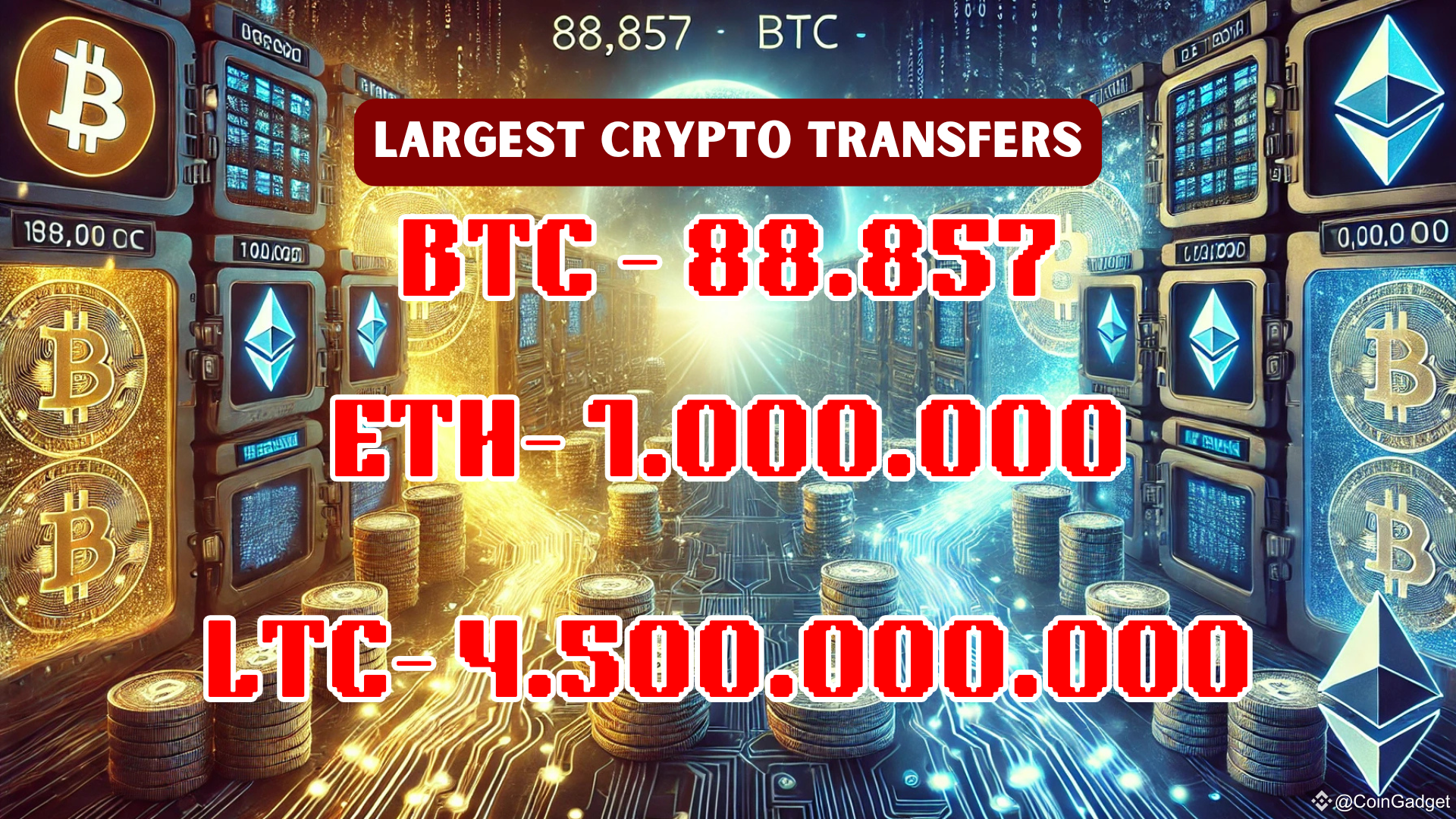 Transfer Terbesar dalam Sejarah Cryptocurrency, apakah punya anda?? |  Gadgetnad på Binance Square