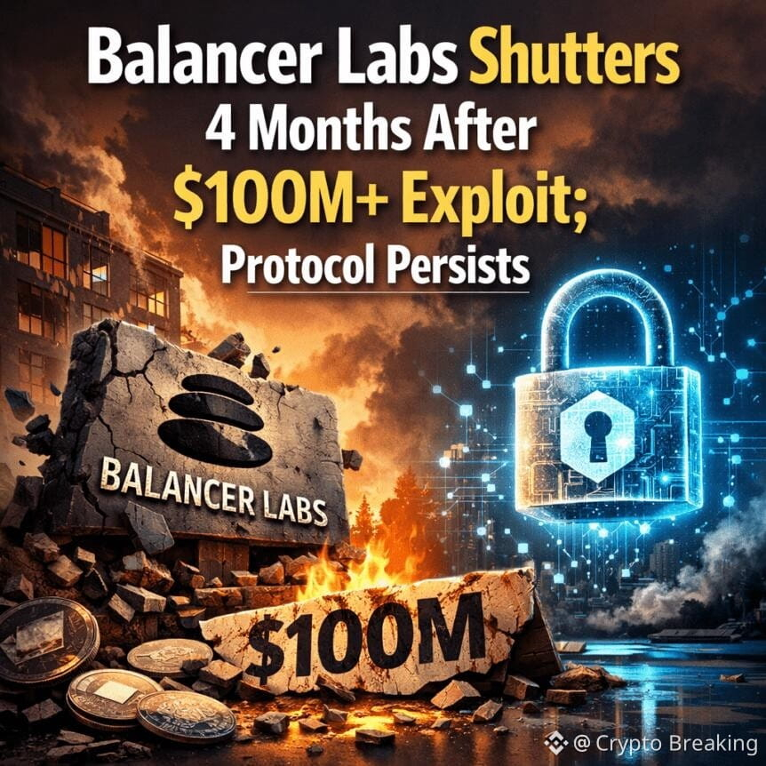 Balancer Labs Shutters 4 Months After $100m+ Exploit; Protocol Persists