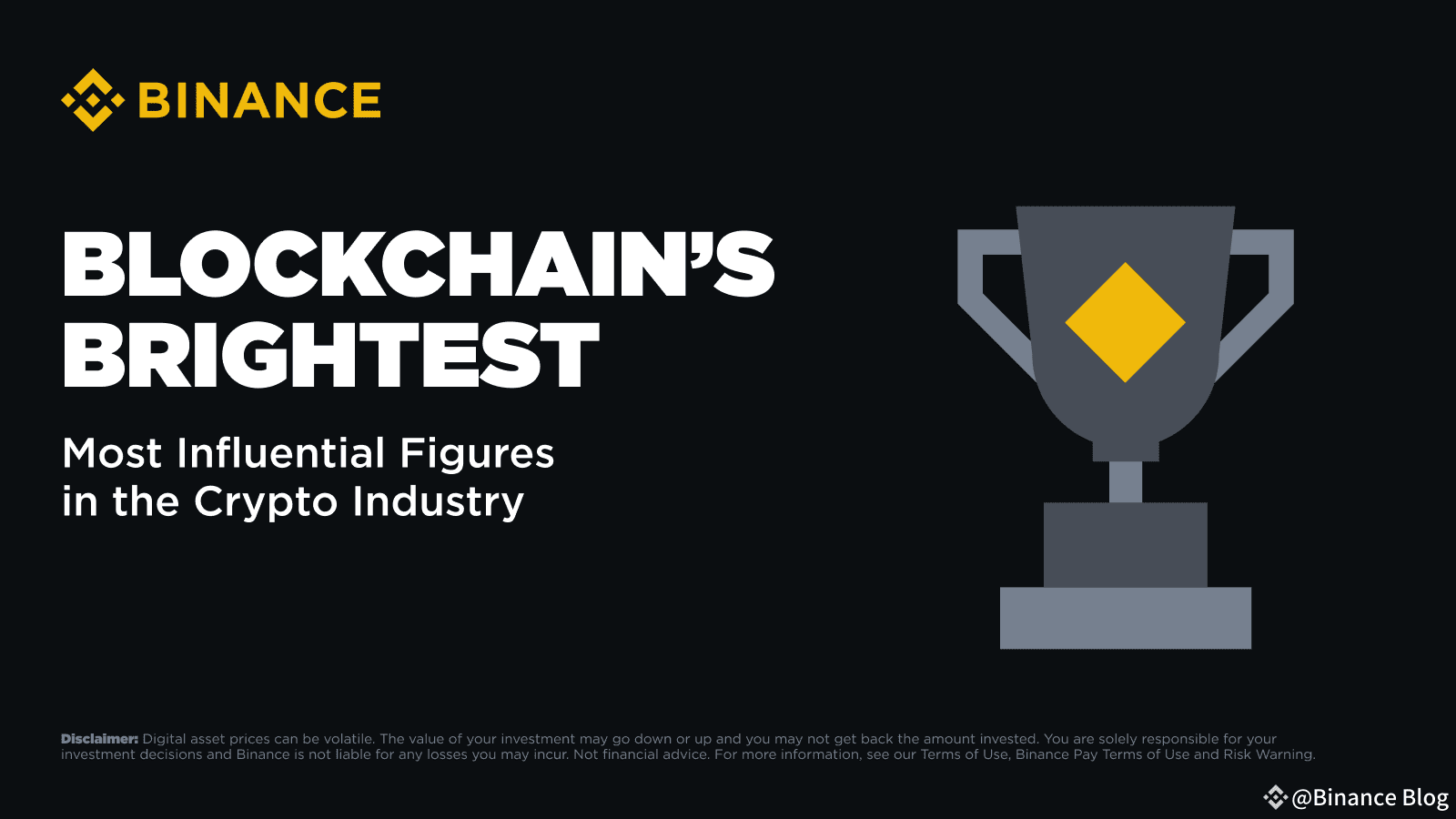 Global User Survey: The Crypto Leaders the Binance Community Admires Most |  Binance Blog on Binance Square