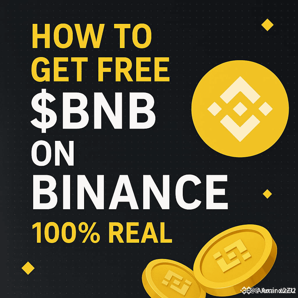 CÓMO OBTENER BNB GRATIS EN BINANCE (100% REAL) Sí, puedes ga | Alexandre92  en Binance Square