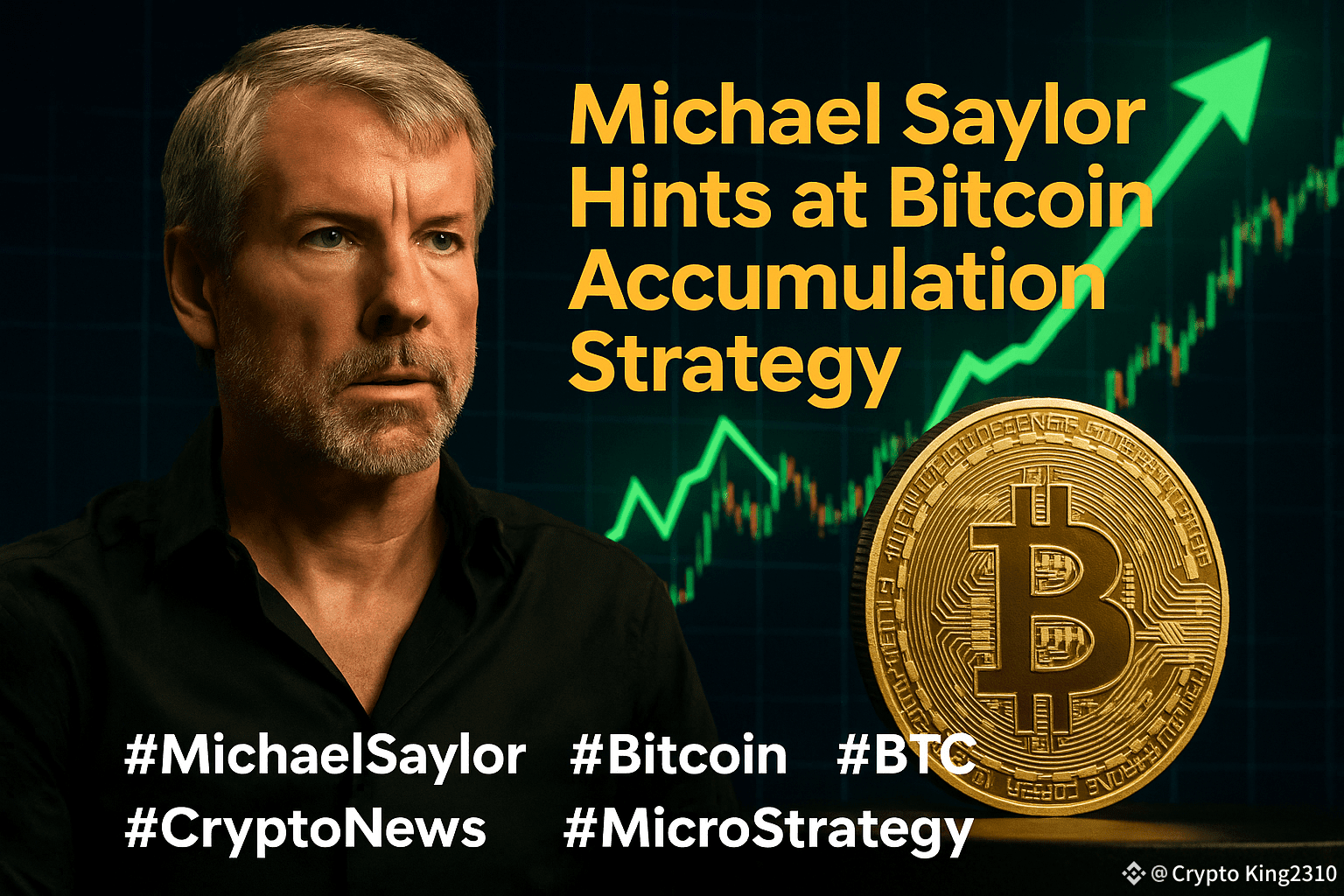 🚀 Michael Saylor Sparks Bitcoin Buzz Again: Is Another Majo | Yousuf  khan2310 on Binance Square