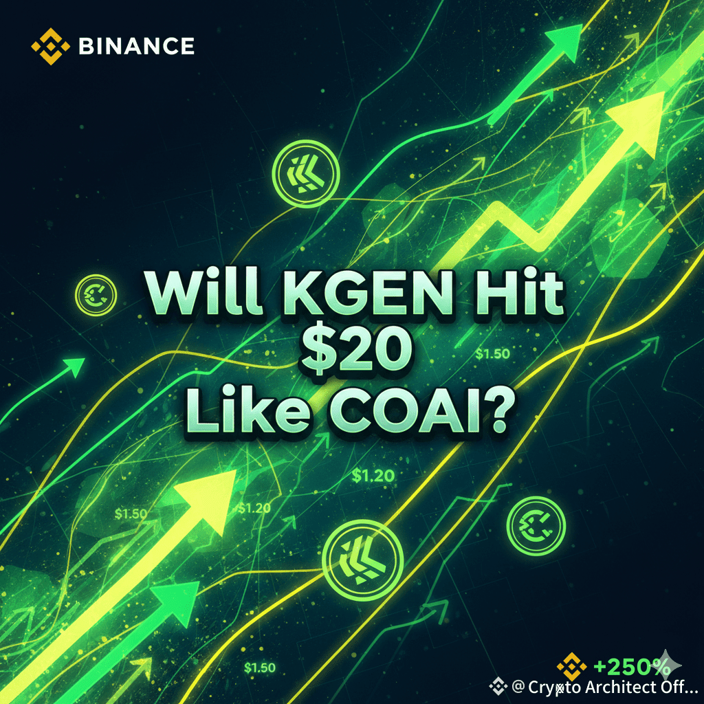 🚀 Will $KGEN be the next $COAI ? KGEN has exploded +40% t | Crypto ...