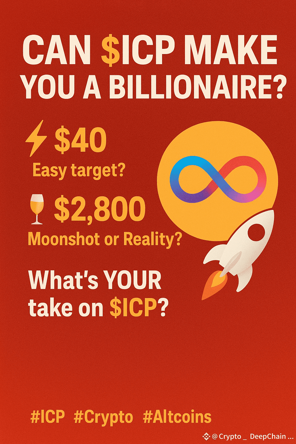 🚀 $ICP – ¡La moneda del millonario! ¿Sabías que el ATH de | Blockchain  Insider en Binance Square