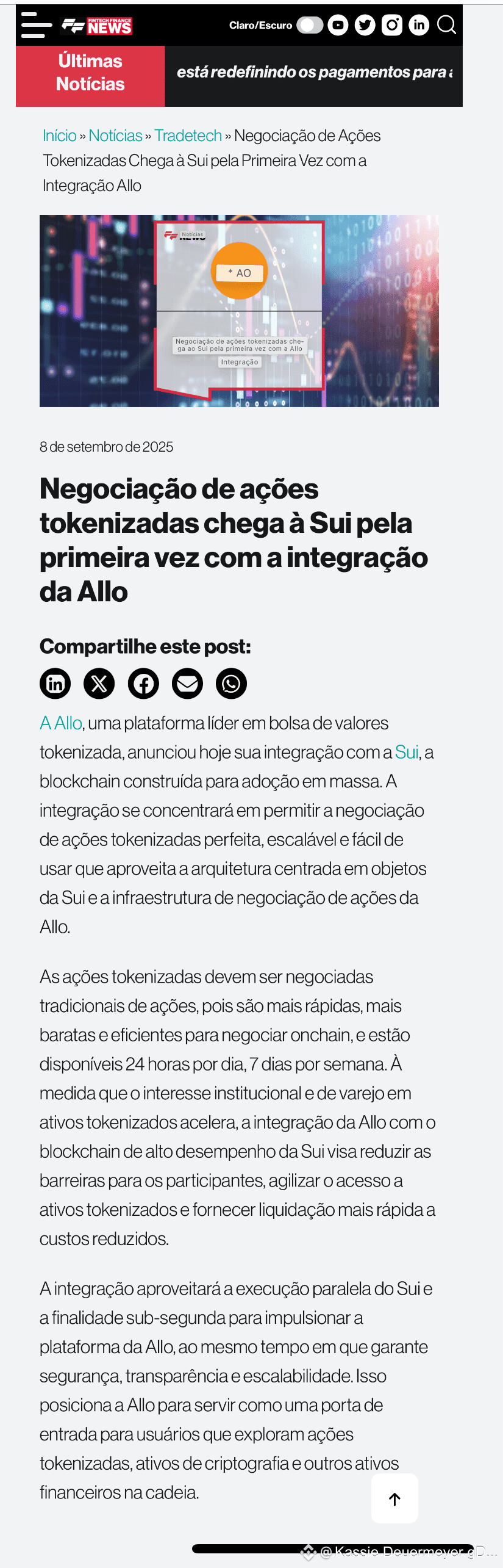 $RWA closed partnership with the SUI Network 🚀😂 | Kassie Deuermeyer ...