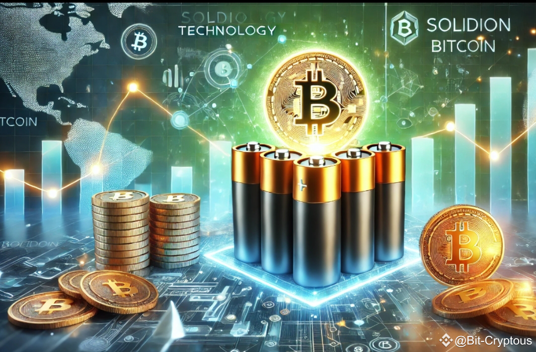Solidion Technology Announces Bitcoin As A Treasury Asset. 🚀 Solidion Technology is betting on Bitcoin! ⚡💎 Electric | Bit-Cryptous