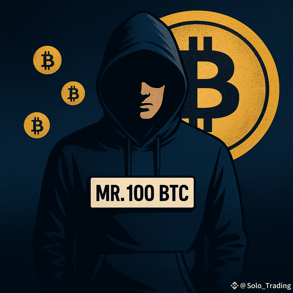Who Was Mr. 100 BTC? The Mysterious Whale That Moved the | Solo_Trading on  Binance Square