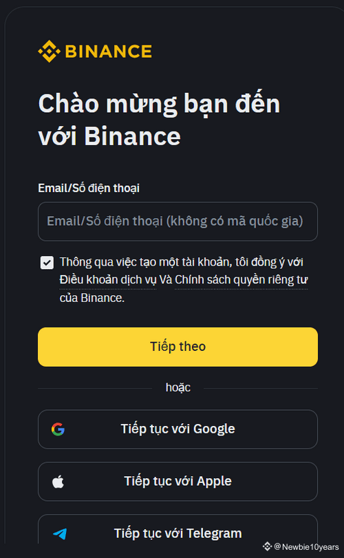 Hướng dẫn chi tiết cách đăng ký tài khoản Binance trên máy tính