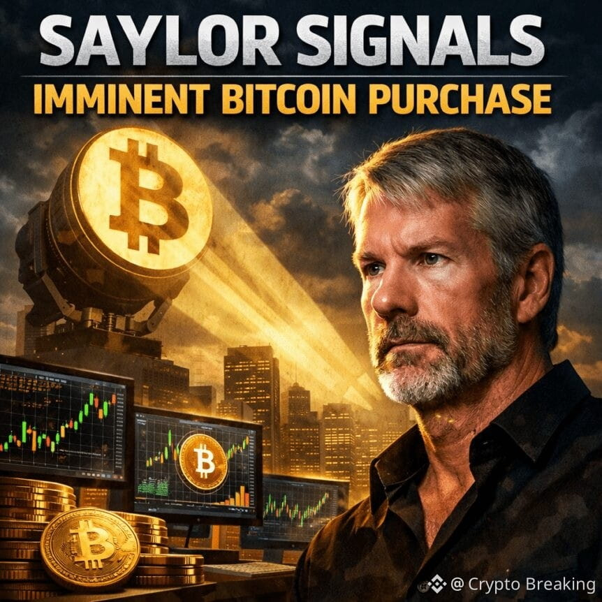 Saylor Signals Imminent Bitcoin Purchase