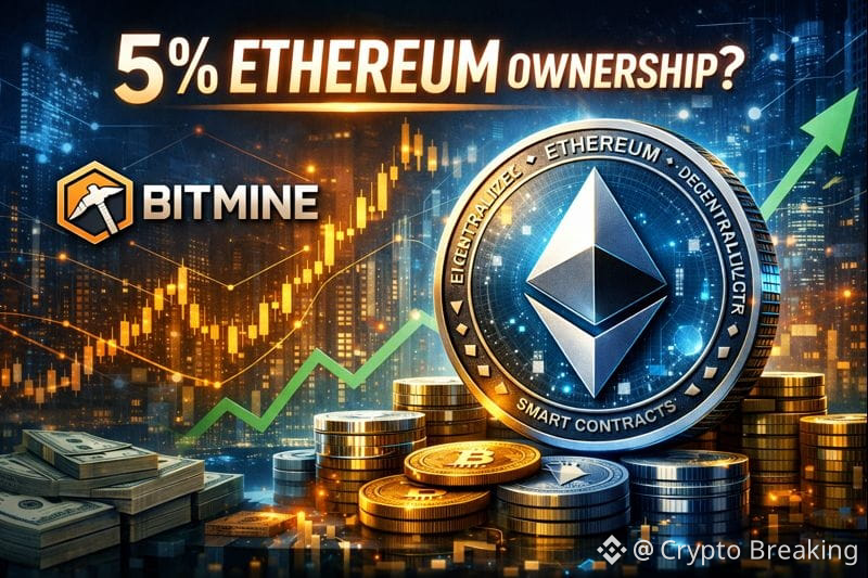 Bitmine Eyes 5% Ethereum Ownership With Multibillion-Dollar Crypto Strategy