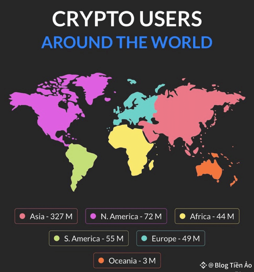 Crypto users around the world are booming From Asia to | Blog Tiền Ảo on  Binance Square