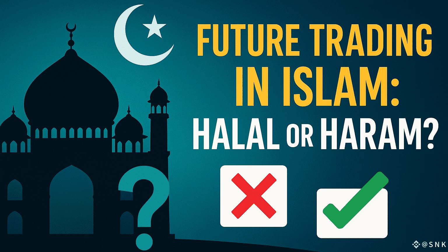🕌 Future Trading in Islam: Halal or Haram? A Truth-Based Perspective | S N  K on Binance Square