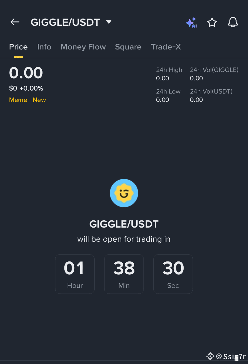 GIGGLE GIGGLE is the new meme-backed token tied to CZ and | Snip7r on  Binance Square