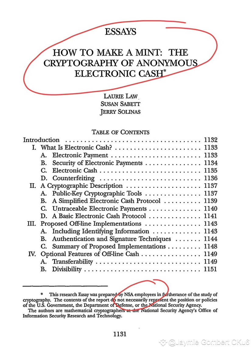 THE NATIONAL SECURITY AGENCY (NSA) created #Bitcoin | Jaymie Gombert CKu6  on Binance Square