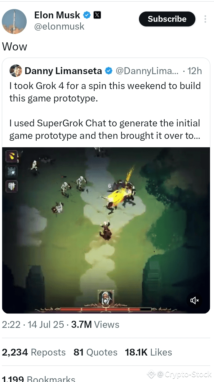 From Elon musk ....WOW💥💥💥💥💥on this⏰⏰⏰⏰⏰⏰⏰⏰⏰⏰⏰👈👈👈🎊🎊 | CHILL-WITH- CRYPTO on Binance Square